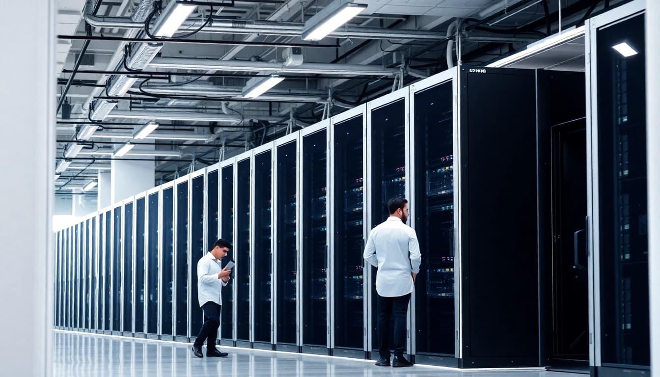 Find affordable colocation services in a modern data center environment.