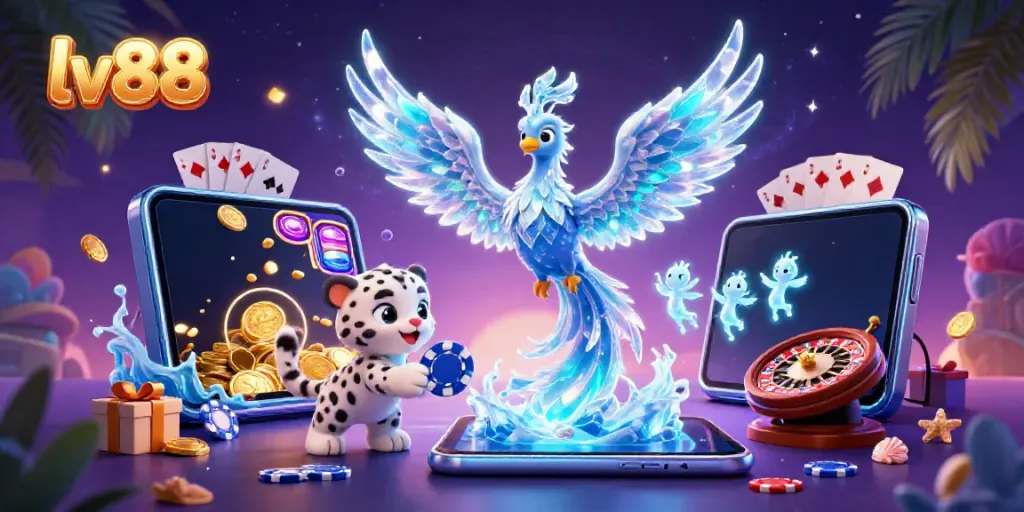 Engage with the vibrant charm of lv88 while discovering thrilling slot games and poker magic.