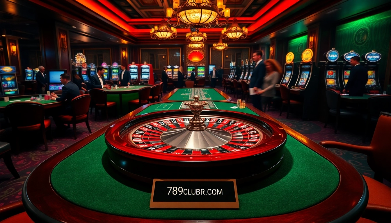 Experience the thrill of high-stakes gaming at http://789clubar.com/, featuring vibrant casino tables and exciting players.