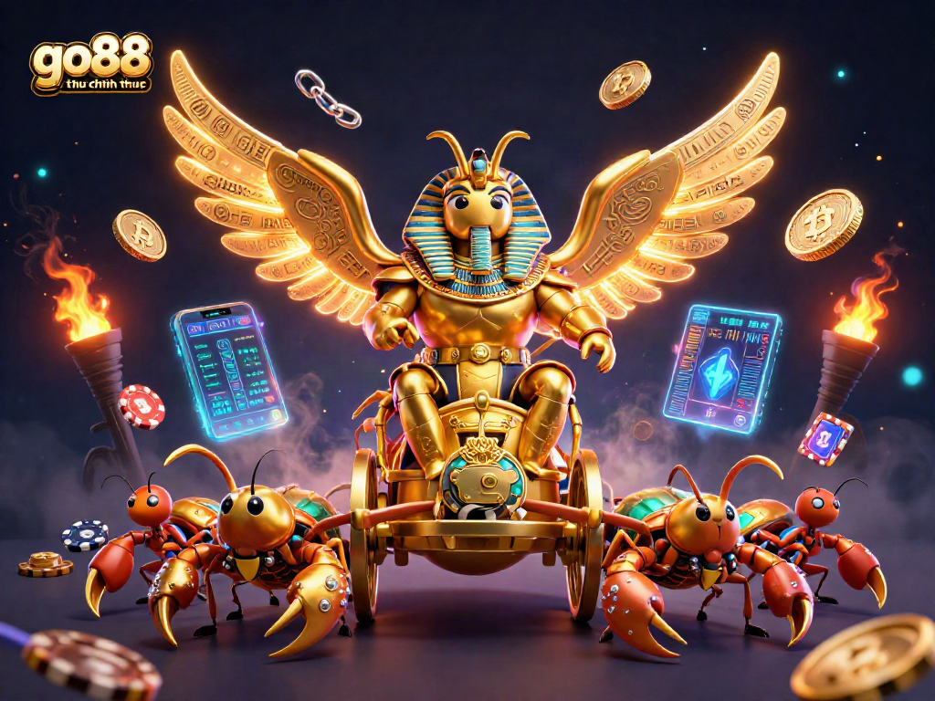 Experience the excitement at go88 trang chu chinh thuc with a vibrant 3D casino scene.