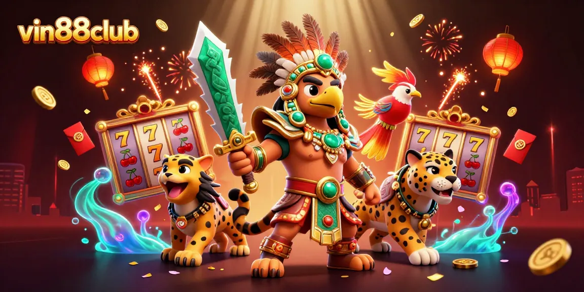 Experience thrilling gameplay at vin88club with exciting slots and dynamic casino characters.