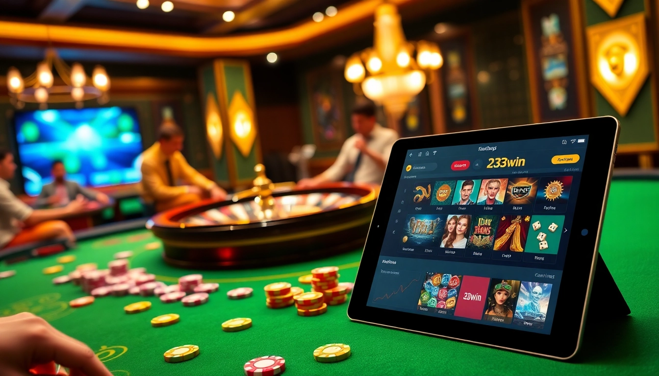 Experience the thrill of 23win with vibrant poker gameplay and luxurious casino ambiance.