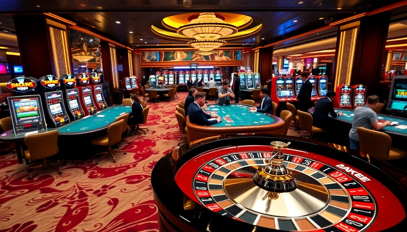 Experience thrilling gameplay at https://slvip1.com.ph with vibrant casino tables and exciting slot machines.