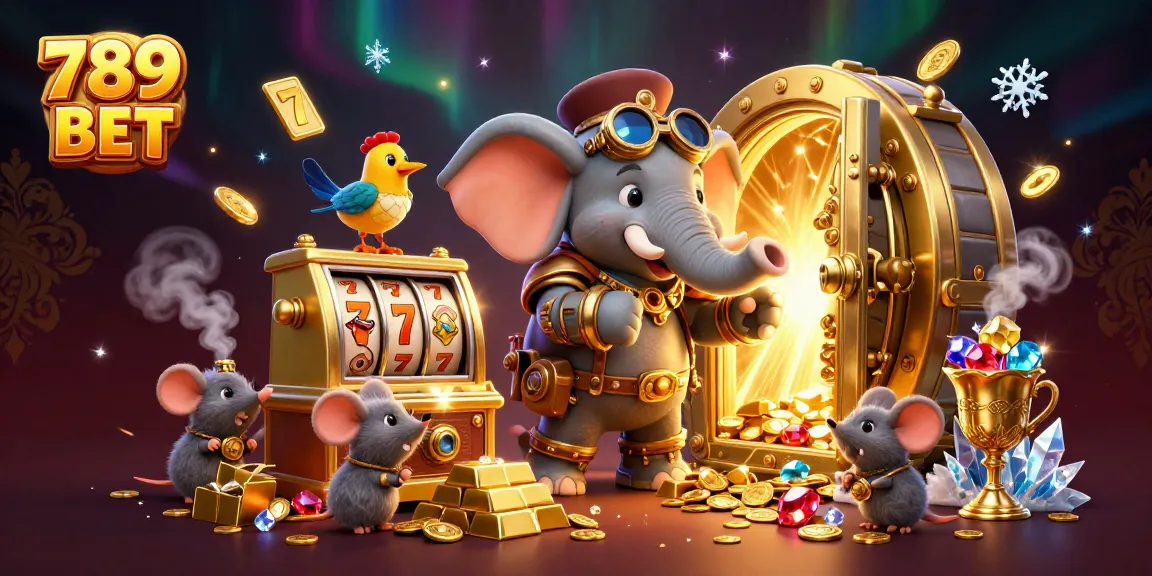 Win big at 789 BET while engaging with dynamic casino games in an ultra-detailed illustration.