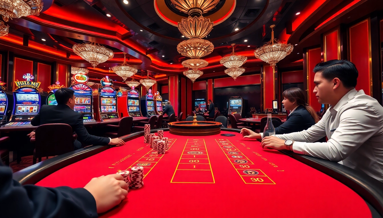 Experience the thrill of BJ88 with engaging blackjack gameplay and vibrant casino visuals.