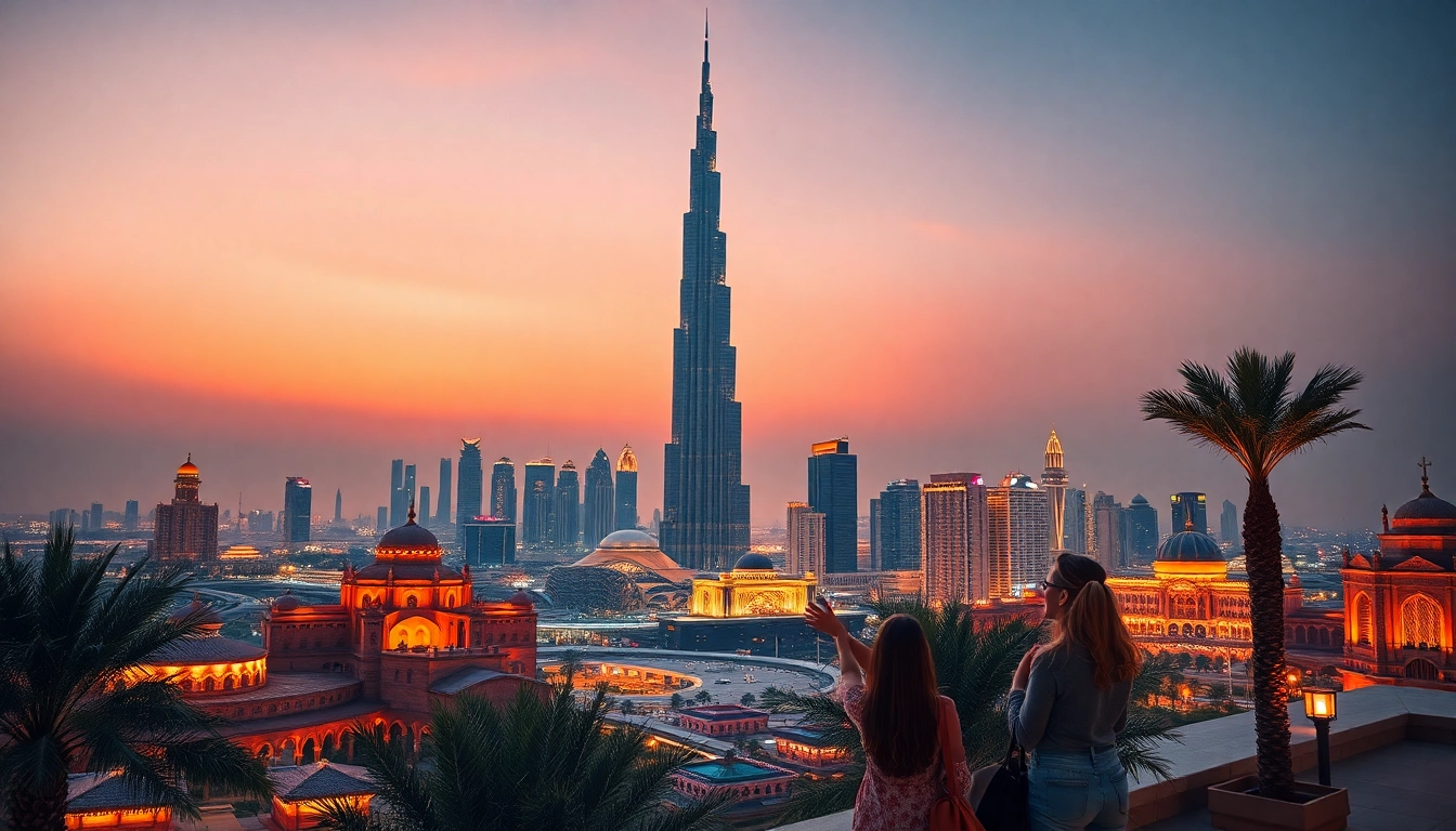 Experience stunning views of Dubai's skyline, symbolizing the allure of travel to Dubai.
