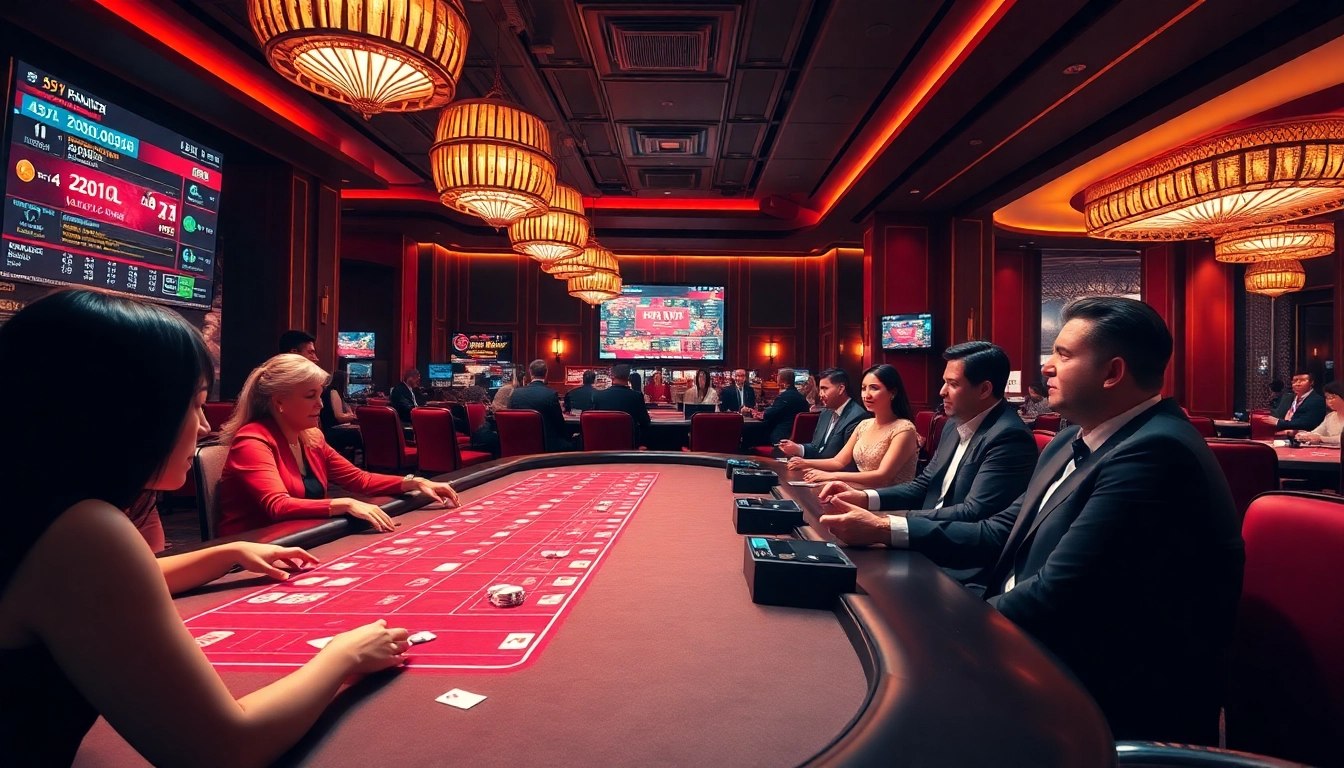 69VN's vibrant online casino setting captivates players with live dealer games and exciting bets.
