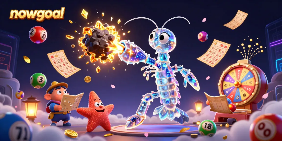 Engage with nowgoal's thrilling lottery action featuring colorful elements and dynamic gaming scenery.