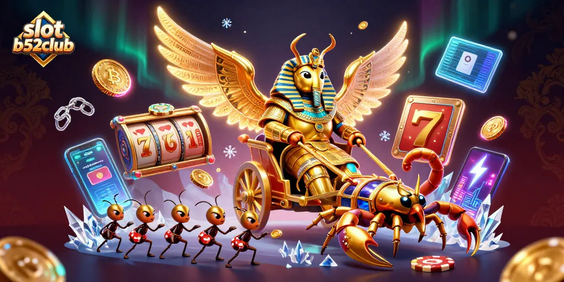 Engage with the exciting slot b52club featuring jackpot reels, vibrant coins, and dynamic gameplay.