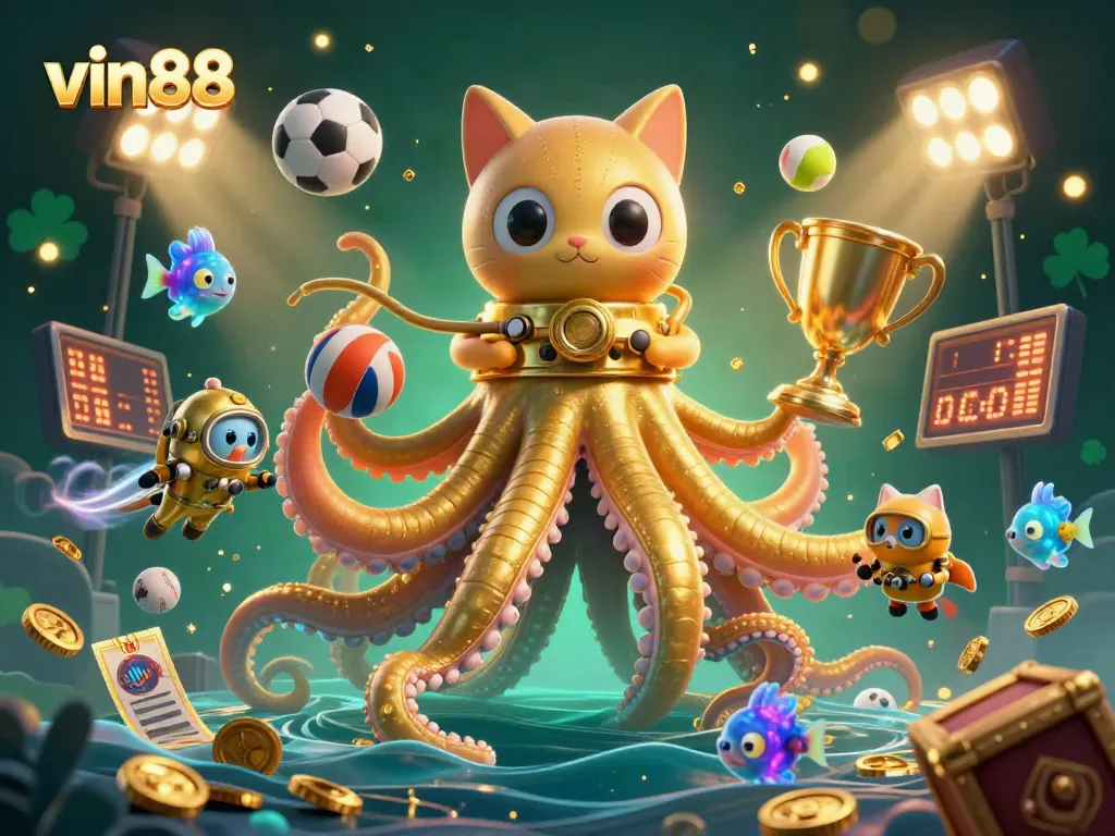 Engage with vin88 as the kraken emerges, delivering thrilling casino excitement in a vibrant gaming realm.