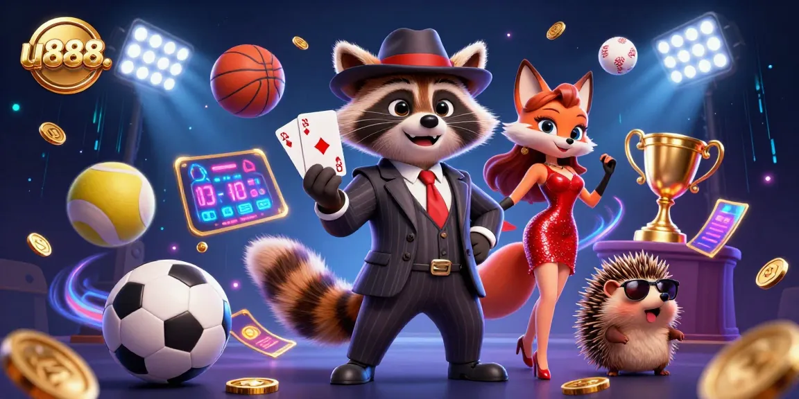 Experience thrilling gameplay with u888., featuring action-filled sports betting scenarios and iconic characters.