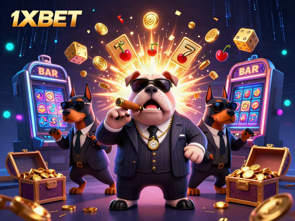 Join the excitement at 1XBET with thrilling games and fast payouts illustrated in vibrant 3D.