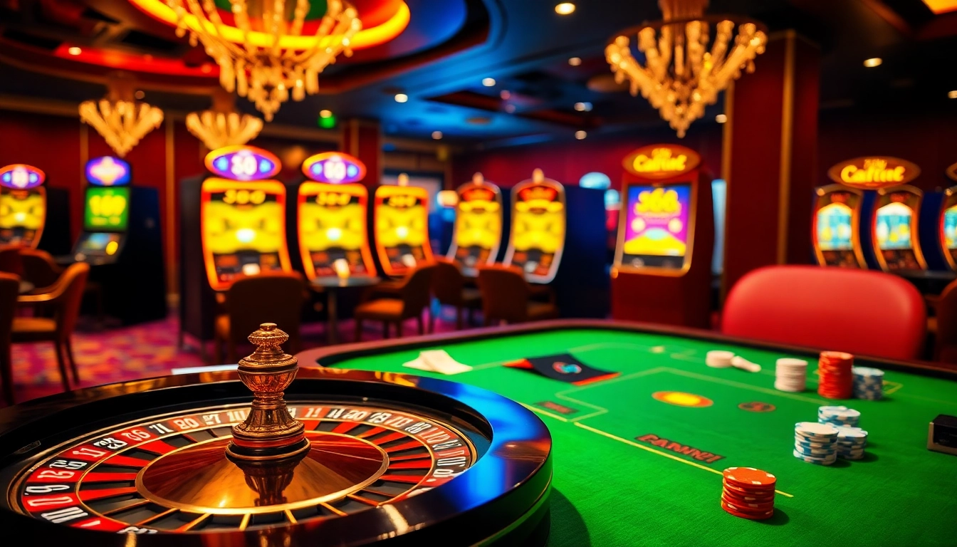 Spin the winning roulette wheel at s8 casino, featuring vibrant poker chips and elegant design elements.