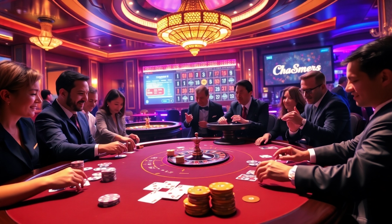 Experience the thrill of winning at https://hb88.jp.net/ with poker chips and a glamorous casino setup.