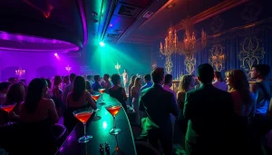 Experience the vibrant nightlife at Club SXM, featuring stunning performances and luxurious cocktails.