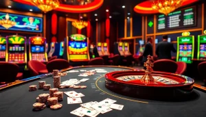 Experience the excitement of gaming at sky88's online casino with competitive bets and thrilling games
