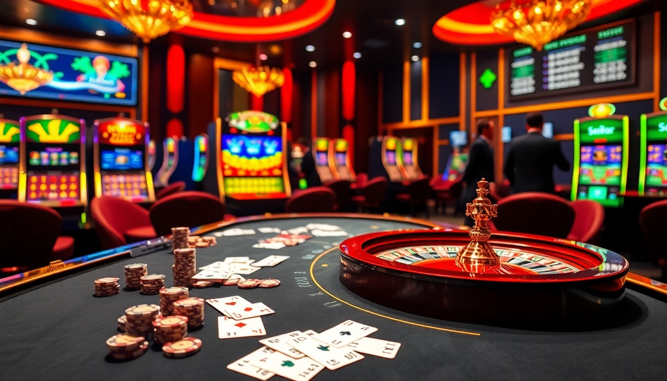 Experience the excitement of gaming at sky88's online casino with competitive bets and thrilling games