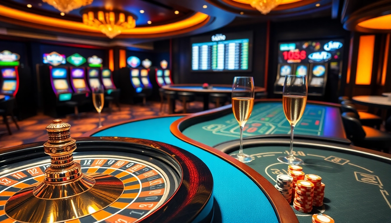 Experience thrilling casino games at https://s88.works/ with poker chips and roulette wheels glistening.