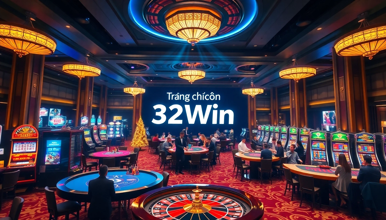 Experience the thrill of gambling with engaging visuals of casino action at Trang chủ 32Win.