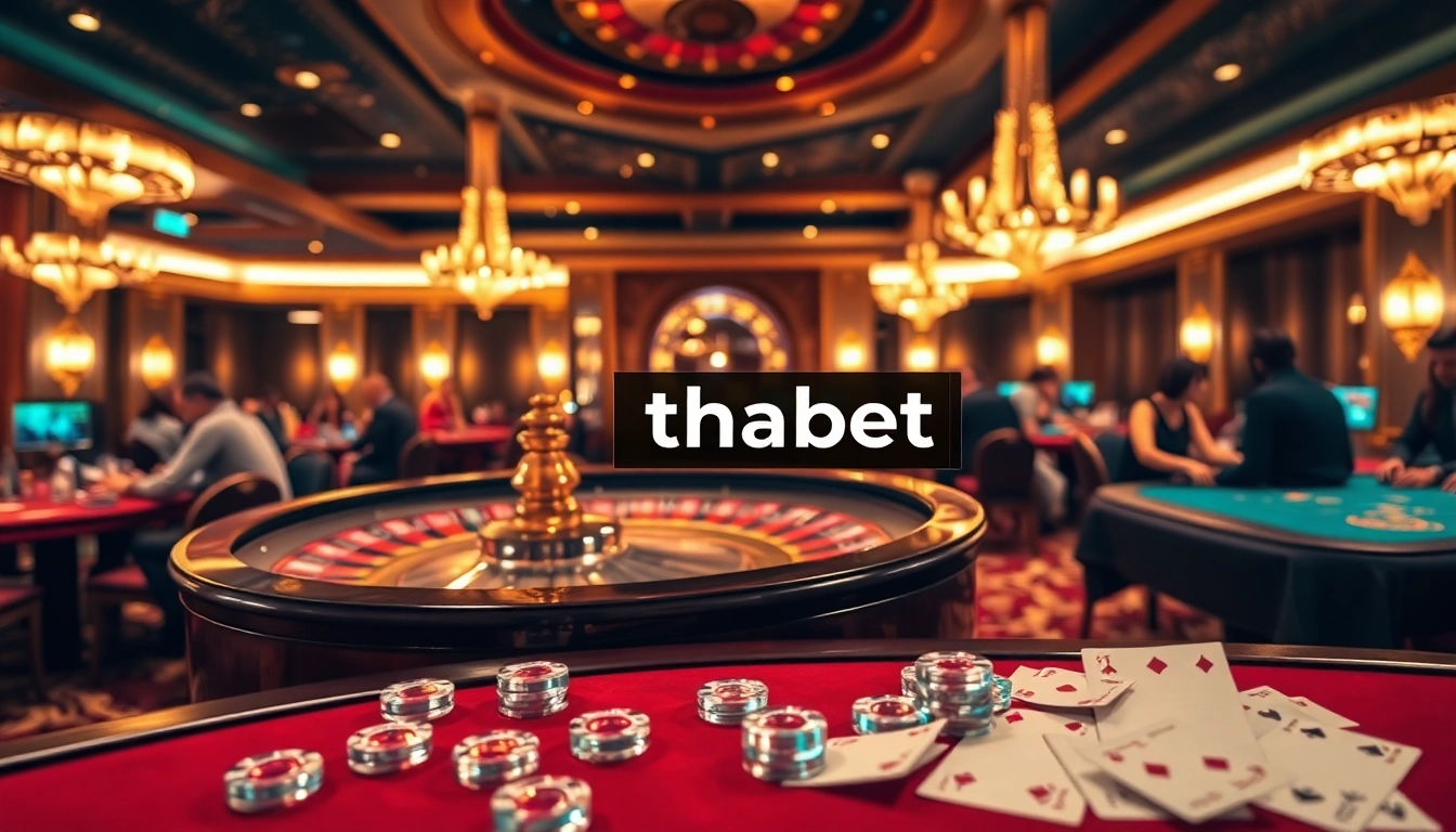 Experience the excitement of betting at THABET link with a lively casino atmosphere.