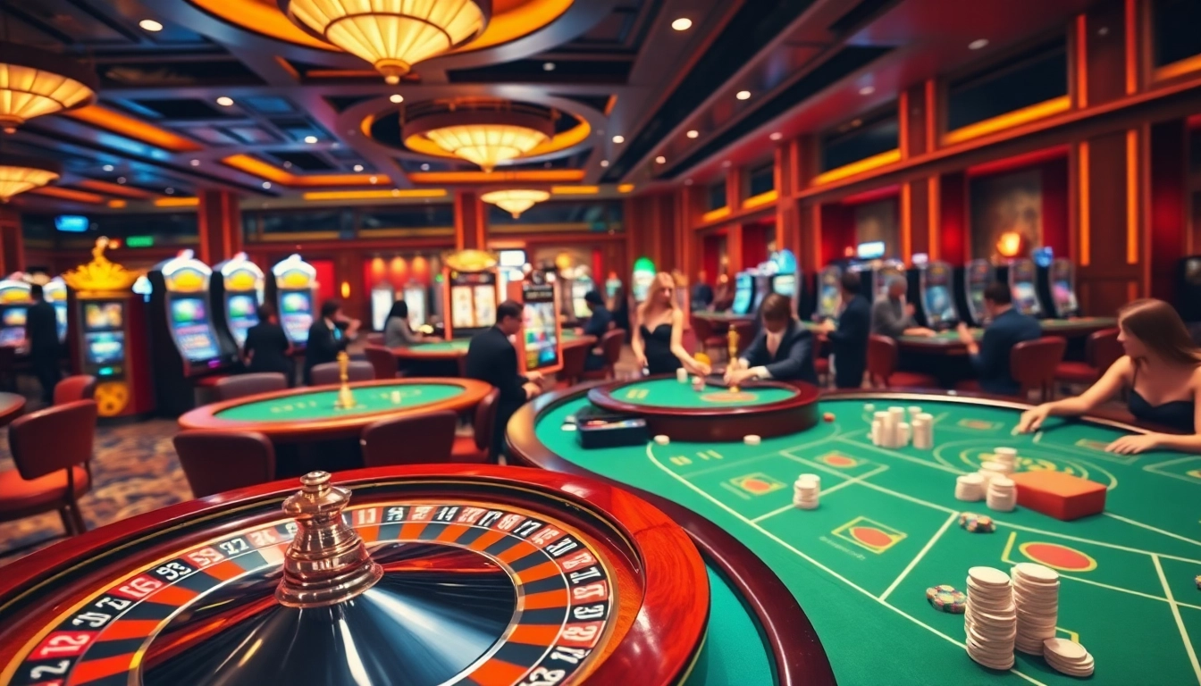 Experience the excitement of gambling at nhà cái 888b with vibrant casino scenes and engaging players.