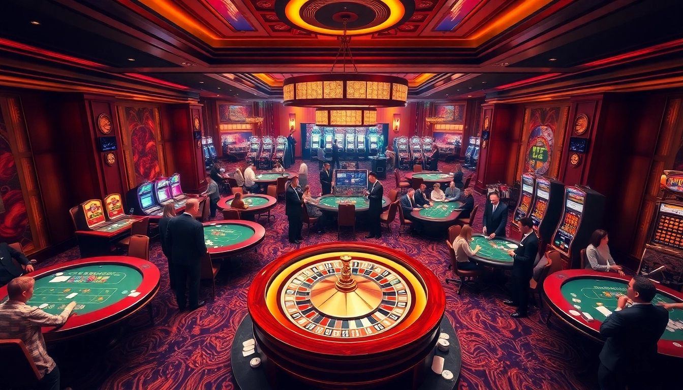 Experience thrilling gameplay at https://king88.limited/ with vibrant casino tables and enthusiastic players.