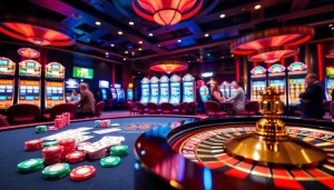 Winning at the 777VIP casino table with vibrant poker chips and cards.