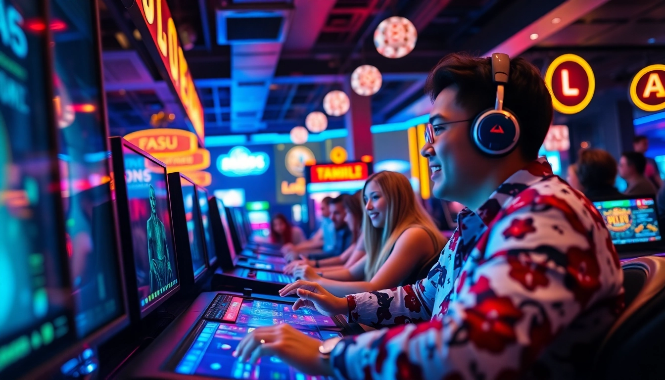 Experience the thrilling atmosphere of LC88 Com's vibrant online gaming platform, designed for excitement and engagement.
