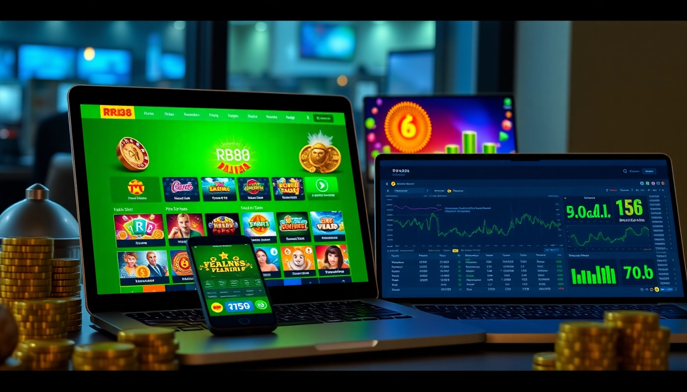 Interactive online betting interface at https://urr88.com/ showcasing diverse games and vibrant colors.