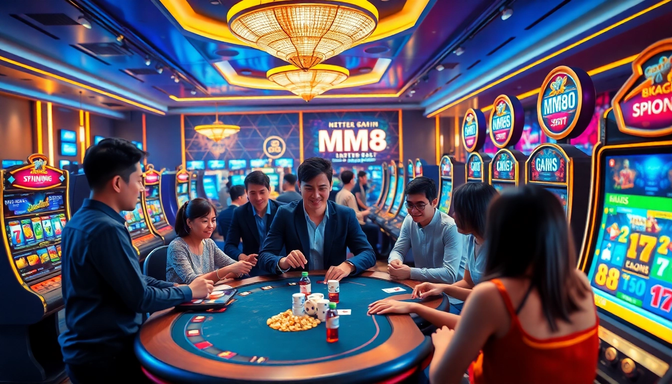 Experience the excitement of gaming at https://mm88.agency/ as players engage in dynamic online betting.