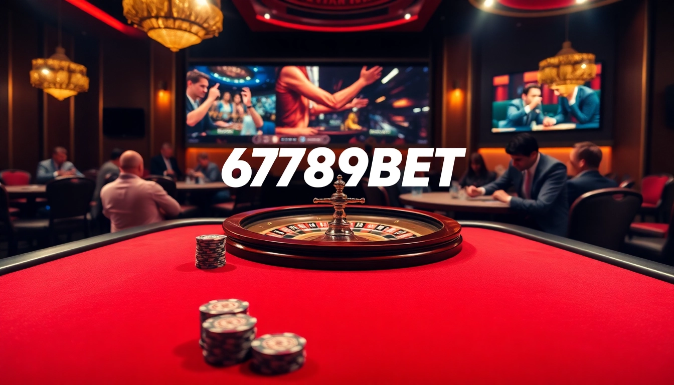Players enjoying the excitement of 6789BET at a luxurious casino table.