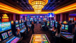 Dynamic online casino experience showcasing winvn88.live's thrilling gaming atmosphere.