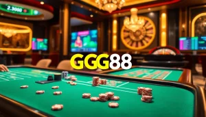 GG88 online betting interface showcasing exciting casino games and vibrant atmosphere.