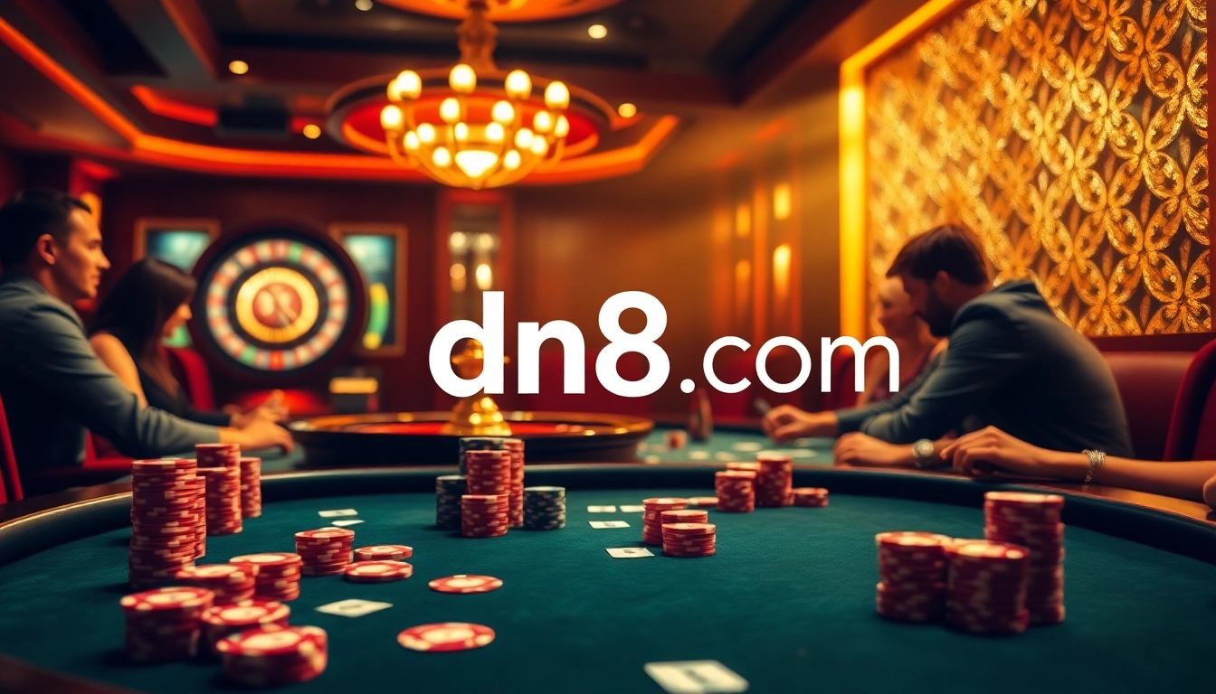 Experience thrilling gameplay at dn88.com with an elegant poker game full of excitement and luxury.