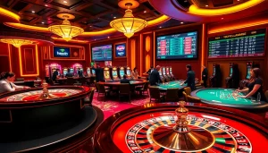 Experience vibrant casino excitement with haywin-themed roulette, poker, and slot machines.