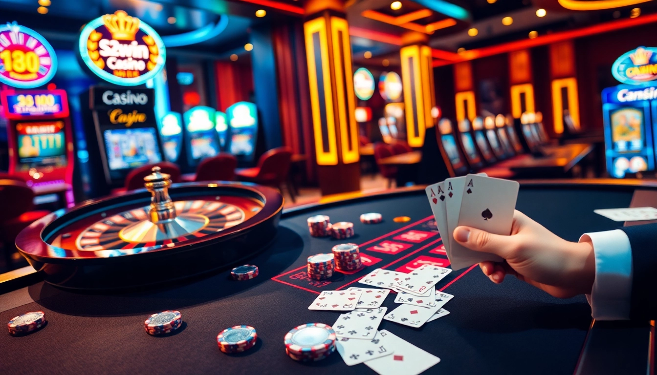 Engage in thrilling gameplay at Trang chủ 32win with exciting casino tables and vibrant slot machines.