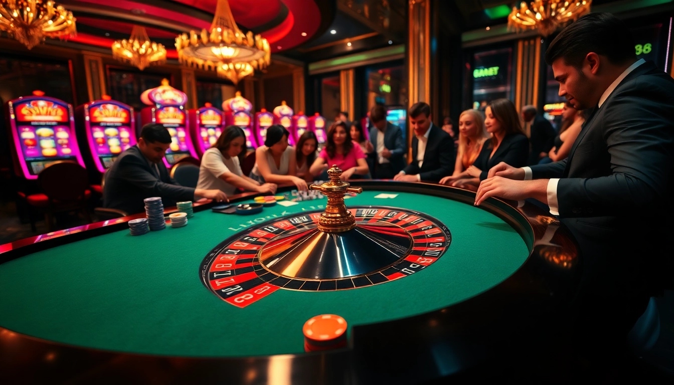 Experience thrilling moments at sky88 with exciting casino gameplay and vibrant atmosphere.