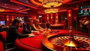 Engage with https://bl555.training/ at an exciting poker table with professional players and vibrant chips.