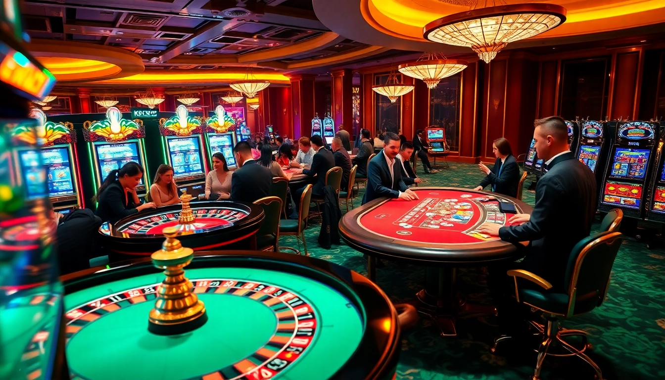 Experience the thrill of gambling with kjc xx88 at vibrant casino tables filled with action.