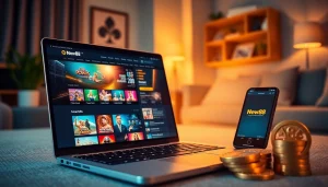 Exciting online gambling environment featuring New88's vibrant gaming interface.