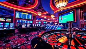 Engage with sports betting excitement at kèo bóng đá nhà cái in a luxurious casino atmosphere.