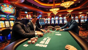 Experience a thrilling poker showdown at https://xx88.channel/ with vibrant casino visuals and intense gameplay.
