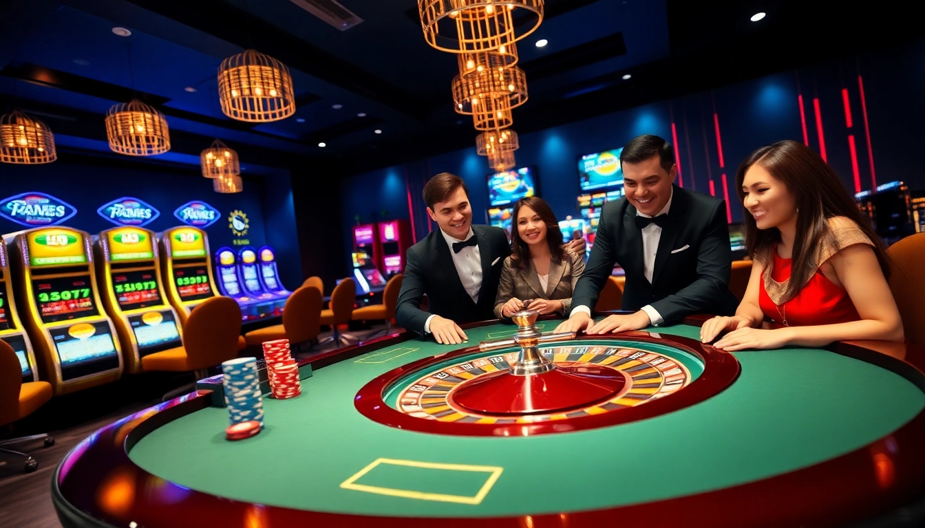 Experience the thrill of online gaming at loto188.gb.net with immersive casino scenes and exciting gameplay.
