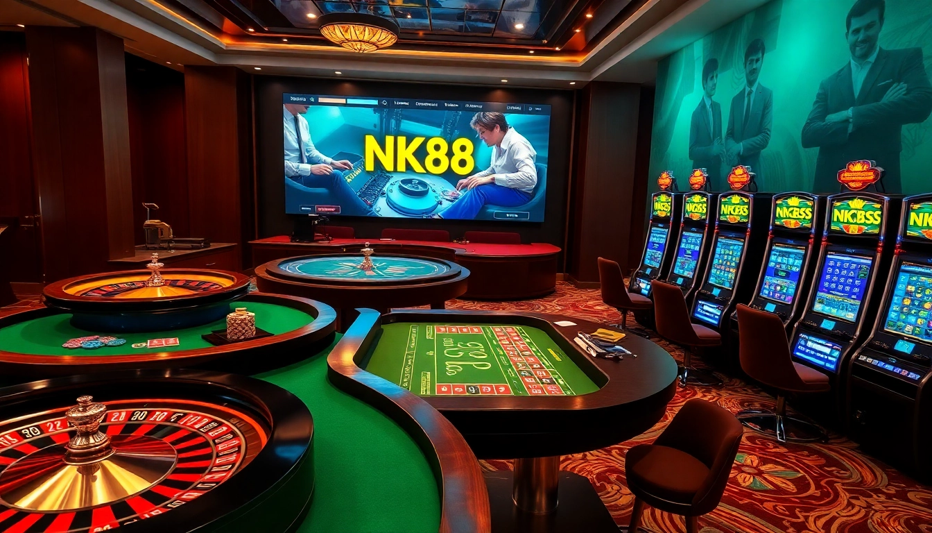 Players enjoying engaging games at https://nk88uk.com/, experiencing the thrill of online gambling.