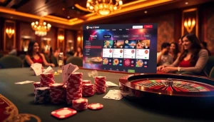 Experience the vibrant thrill of Trang chủ Debet showcasing luxurious casino gaming elements.