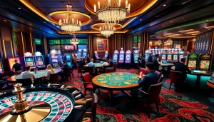 Experience the thrill of gaming as players make bets at KK55's online casino tables.