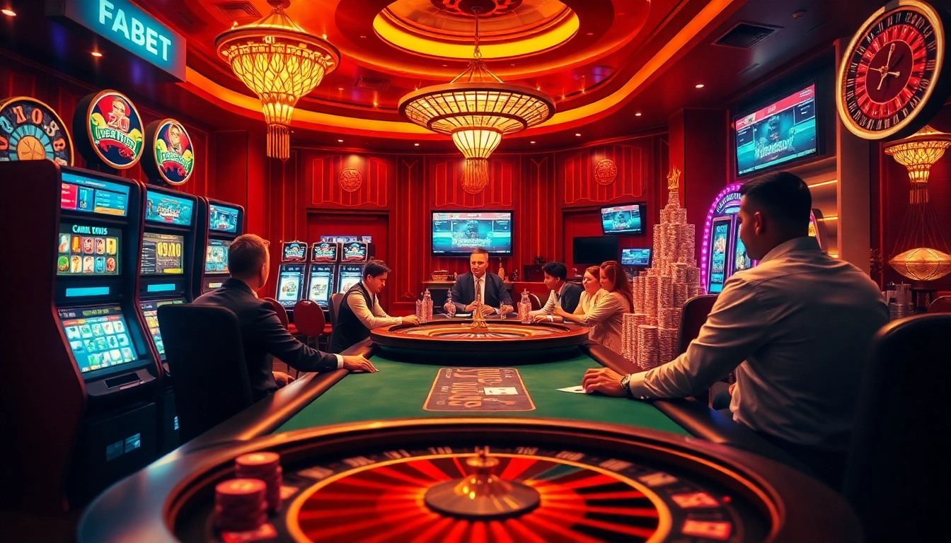 Fabet enhances your gaming experience with expert poker action and vibrant casino elements.