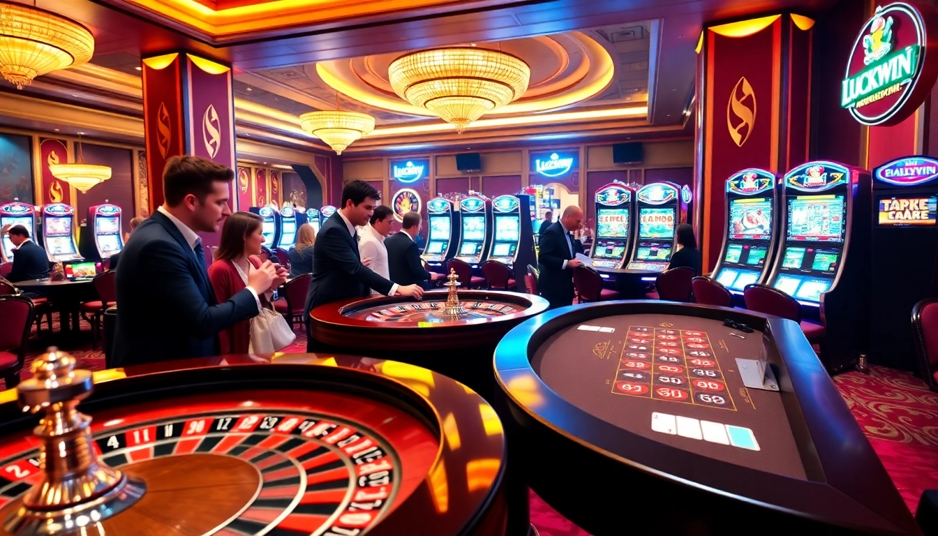 Spin the roulette wheel at LuckyWin casino for an exhilarating game night.