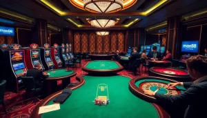 Experience the excitement of gambling at max88 with vibrant games and professional atmosphere.