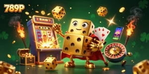 Engage with exciting games at 789P casino featuring a golden dice spectacle.